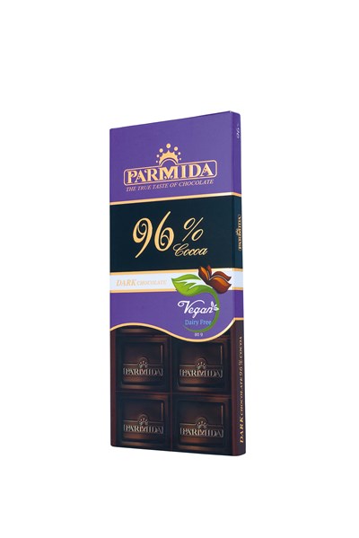 Parmida Dark Chocolate Tablet 96 percent